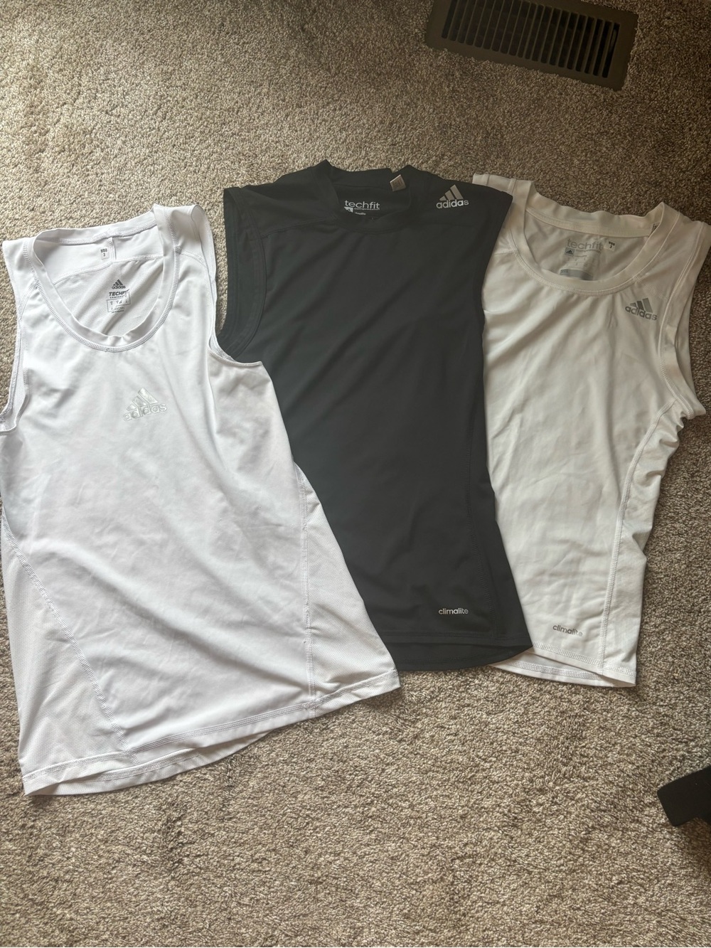 Adidas Sleeveless Techfit Tank Bundle